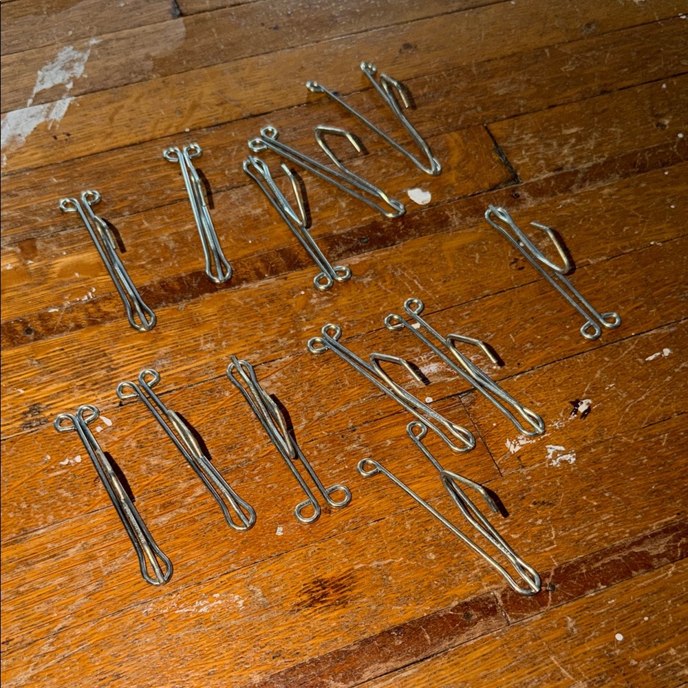 Set of Metal Hook and Eye Latches